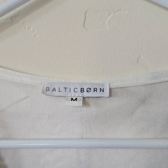 Baltic Born Floral Maxi Dress in White and Orange - Picture 3 of 6